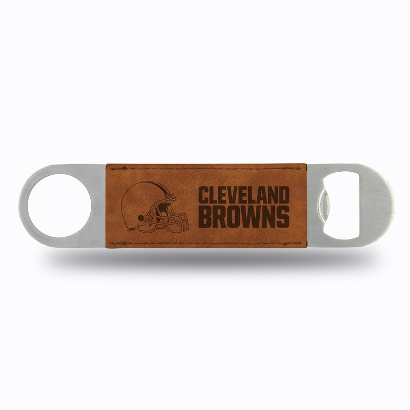 Cleveland Browns Laser Engraved Bar Blade - Brown