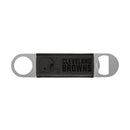 Cleveland Browns Laser Engraved Bar Blade - Black
