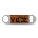 Milwaukee Bucks Laser Engraved Bar Blade - Brown