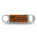 New York Rangers Laser Engraved Bar Blade - Brown