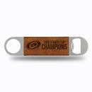 Carolina Hurricanes 2026 Stanley Cup Champions Brown Laser Engraved Bar Blade