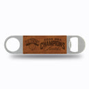 New York Knicks 2026 NBA Champions Brown Laser Engraved Bar Blade