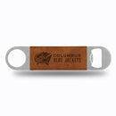 Columbus Blue Jackets Laser Engraved Bar Blade - Brown
