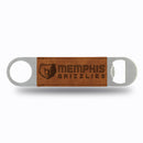 NBA Rico Industries Grizzlies Brown Laser Engraved Bar Blade