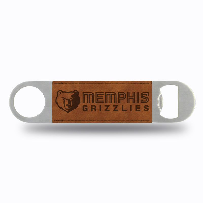 NBA Rico Industries Grizzlies Brown Laser Engraved Bar Blade