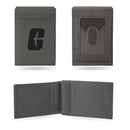 Unc Charlotte Laser Engraved Front Pocket Wallet - Gray