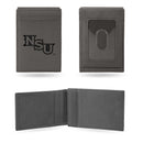 Northwestern State Laser Engraved Gray Front Pocket Wallet