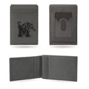 Memphis Tigers Laser Engraved Front Pocket Wallet - Gray
