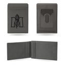 Murray State Laser Engraved Gray Front Pocket Wallet