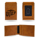 NCAA Texas-El Paso Miners Premium Front Pocket Wallet - Compact/Comfortable/Slim By Rico Industries