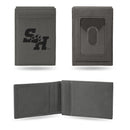 Sam Houston State Laser Engraved Front Pocket Wallet - Gray