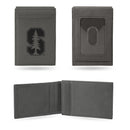 Stanford Laser Engraved Front Pocket Wallet - Gray