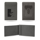 Pittsburg State Laser Engraved Gray Front Pocket Wallet