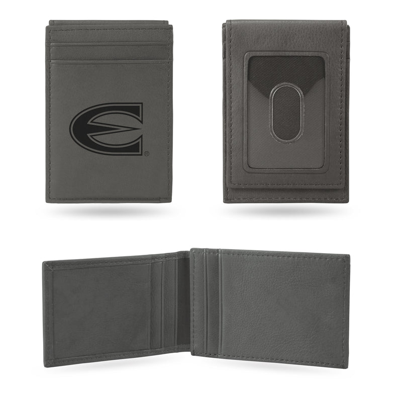 Emporia State Laser Engraved Gray Front Pocket Wallet