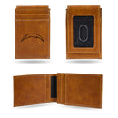 NFL Los Angeles Chargers Premium Front Pocket Wallet - Compact/Comfortable/Slim By Rico Industries