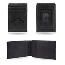 La Chargers Laser Engraved Front Pocket Wallet - Black