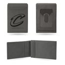 Cavaliers Laser Engraved Front Pocket Wallet - Gray