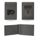 Flyers Laser Engraved Front Pocket Wallet - Gray