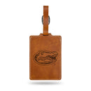 Florida University Laser Engraved Luggage Tag - Brown