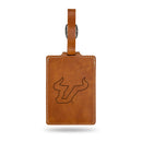 South Florida Laser Engraved Luggage Tag - Brown