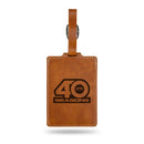 RFK Racing 40 Seasons Laser Engraved Brown Luggage Tag