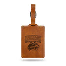 Western Carolina Laser Engraved Luggage Tag - Brown