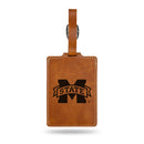 Mississippi State Brown Laser Engraved Luggage Tag
