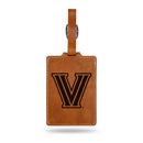 Villanova Wildcats Brown Laser Engraved Luggage Tag