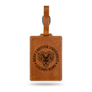 West Chester Golden Rams Brown Laser Engraved Luggage Tag