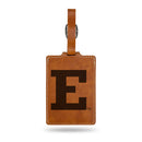 Eastern Michigan Eagles Brown Laser Engraved Luggage Tag