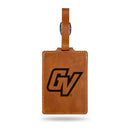 Grand Valley State Lakers Brown Laser Engraved Luggage Tag