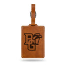 Bowling Green Falcons Laser Engraved Luggage Tag - Brown