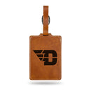 Dayton Flyers Laser Engraved Luggage Tag - Brown