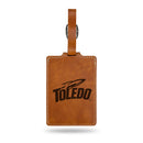 Toledo Rockets Brown Laser Engraved Luggage Tag