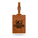 Cleveland State Vikings Brown Laser Engraved Luggage Tag
