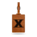 Xavier Musketeers Brown Laser Engraved Luggage Tag
