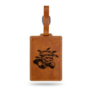 Wichita State Shockers Brown Laser Engraved Luggage Tag