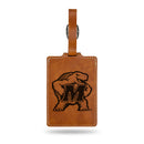 Maryland Terrapins Laser Engraved Luggage Tag - Brown