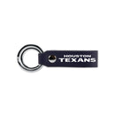 Houston Texans Laser Engraved Silicone Keychain Strap - Navy