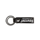 Jaguars Laser Engraved Silicone Keychain Strap - Black