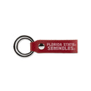 Florida State Laser Engraved Silicone Keychain Strap - Maroon