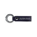 Auburn Laser Engraved Silicone Keychain Strap - Navy