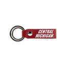 Central Michigan Laser Engraved Silicone Keychain Strap - Maroon