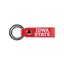 Iowa State University Laser Engraved Silicone Keychain Strap - Red