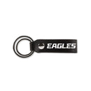 Eagles Laser Engraved Silicone Keychain Strap - Black
