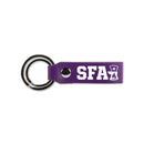 Stephen F. Austin Laser Engraved Silicone Keychain Strap - Purple