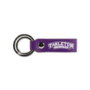 Tarleton State Laser Engraved Silicone Keychain Strap - Purple