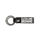 Cleveland Browns Laser Engraved Silicone Keychain Strap - Black
