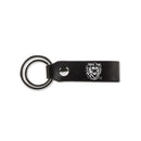 Fort Hays State Laser Engraved Silicone Keychain Strap - Black