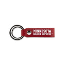 Minnesota University Laser Engraved Silicone Keychain Strap - Maroon
